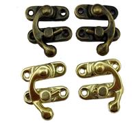 30pcs Retail Lock Box Suitcase Toggle Latch Buckles,Sewing Bag Clasp for Closure Chest, Case,29x33mm,1Set for Jewelry Boxes,Briefcases(Gold Right)