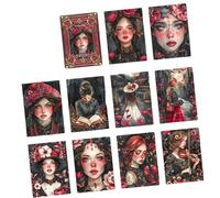 30Pcs Retro Scrapbooking Decorative Paper Antique Texture Paper Background Decoration for Journal Photo Album Planner Sticker