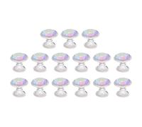 30pcs Rhinestone Rivets for Leathercraft, Silver Double Cap 8mm Studs | Crystal Embellishment for Belts and Hats, Diy-friendly Setup, Sparkling round Dome Finish