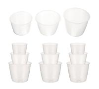 30pcs Rice Cooker Measuring Cup 80ml 120ml 160ml Plastic | Small Portion Measuring, Scale with Smooth Non Stick Surface, for Rice Cooking and Kitchen Use