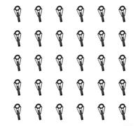 30PCS Rod Tip Guide Ring Pack for Fishing Equipment Builders and Repair Technicians Suitable for Surf Rods Boat Rods and Freshwater Rod (Rod diameter 3.2mm)