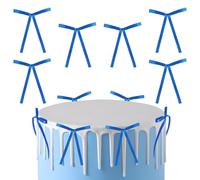 30Pcs Royal Blue Bows Cake Toppers,Royal Blue Bows Cake Decorations for Birthday Wedding Anniversary Baby Shower Cake Decorations,Blue Bows for Gift Wrapping,Christmas Tree Topper Bow Supplies