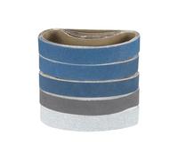30pcs Sanding Belts Oxide Flush Joint Sander Papers 1/2x12 Inches