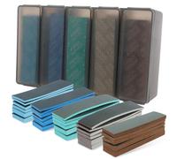 30Pcs Sanding Sponge Soft Sanding Block with Storage Box Flexible Wet Dry Sandpaper Lightweight Hand Sanding Block for Model Wood Crafts(B)