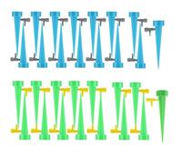 30pcs Self Watering System For Plants, Watering Systems For Outdoor Plants, Plant Watering Devices, Switch System Adjustable Vacation Self Watering Devices For Garden Indoor Plants(Blue, Green)