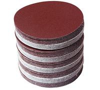 30pcs/set 6inch 150mm Round Sandpaper Disk Sand Sheets Grit 80/100/120/180/240/320 Hook & Loop Sanding Disc for Sander Grits CAIMEI SANDER