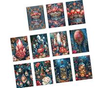 30Pcs / Set Antique Paper Sheets Scrapbooking Decorative Paper Journaling Crafting Supplies for Notebooks Photo Album Retro Decorative Sticker