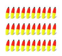 30pcs/set Fishing Bobber Float Eva Foam Weights for Bobber Crappie Rig Rat