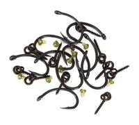 30pcs/set Fishing Hooks Set Carp Fishing Lure Screw with Oval Rings Carp Platform Ring Stops Carp Fishing Tools Fashion Processing