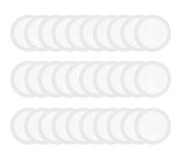 30Pcs/Set Flute Accessories Kazoo Flute Diaphragms, Metal Professional Kazoo Membrane for Musical Instrument