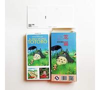 30Pcs/Set Totoro Animation Hayao Miyazaki Postcards With Mini Cards Truth Or Give Chinese Greeting Cards Gift Cards