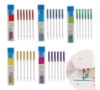 30Pcs Sewing Machine Needles Universal Regular Point, Sewing Needles Compatible with Singer, Brother and Old Sewing Machine, Essential Sewing Accessories for Home Use and All Fabrics