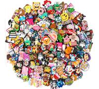 30Pcs Silicone Focal Beads for Pens, Random Cute Character Focal Beads for Keychains Making DIY Bracele Jewelry Making