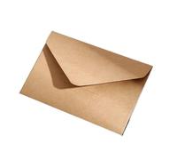 30Pcs Simple Retro Envelope Kraft Thickened Wire Wrap Handbook Invoice Organizer Literary Love Letter Bags for Invitation(Khaki)