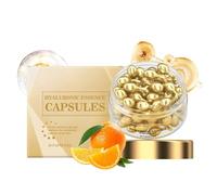 30PCS Skin Brightening Serum Capsules - Vitamin C Serum for Face - Vitamin C Essence Capsules with Hyaluronic Acid & Glycerol - Hyaluronic Acid Serum - Anti-Aging & Reduce Fine Lines Serum Face