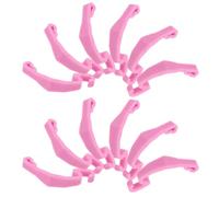 30pcs Small Animal Cage Clips Secure Locking Plastic Side Buckles | Easy Assembly, Wear Resistant and Chew Resistant Design, for Bird Cage and Small Enclosure, Pink