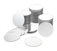 30Pcs Small Circle Mirror, 2 inch Self Adhesive Acrylic Craft Mirrors, Circle Mirror Stickers for Wall and Table Decor, DIY Home Projects, Decorations, Arts and Crafts Supplies