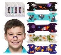 30pcs Small Size Kids Nasal Strips for Snoring, 1.73 * 0.55'' Breathe Right Nose Strips for Boys and Girls, Sleep Tape to Stop Snoring for Children, Kids Nasal Strips for Breathing