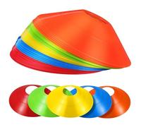 30Pcs Soccer Cones Brightly Colored Training Markers with Carry Bag for Football Basketball Agility Drills Essential Sports Practice Equipment