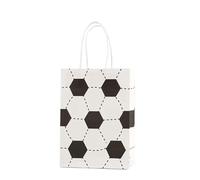 30Pcs Soccer Paper Bag With Handle Birthday Decoration For Day Goodie Bags for Football Theme Party(Color 1,40pcs)