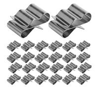 30pcs Solar Panel Cable Clip Silver Stainless Steel for Module Wire