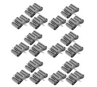 30pcs Solar Panel Cable Clips Stainless Steel Grooved Wire Clips