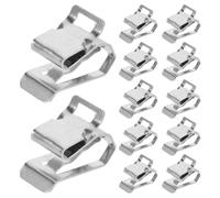 30pcs Solar Panel Wire Cable Clips Stainless Steel 22.3mm for Trailer | Reinforced Plastic Mount, UV Resistant Finish, Cable Bundle Control, Maintenance Work and Installations