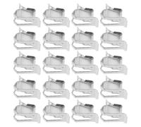 30pcs Solar Panel Wire Clips 22.3mm Stainless Steel | UV Resistant, Quick Maintenance Access, Retains Elasticity in Extreme Temperatures, for Solar Systems and Ground-mounted
