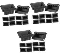 30pcs Speaker Handle Replacement Black Plastic Handle for Speaker Cabinet for Guitar Amplifier Handy and professional