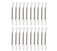 30pcs Spring with Clips Metal Springs 2 Clips Cage Accessories for Small Animal Hamster Guinea Pigs Water Dispenser Water Bottle Clip On Holder