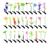 30PCS Sprouts Rave Clips Funny Cute Plant Hair Clips Mixed Style Hair Accessories for Parties, Family Gathering, Daily Wearing