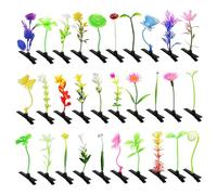 30PCS Sprouts Rave Clips Funny Cute Plant Hair Clips Mixed Style Hair Accessories for Parties, Family Gathering, Daily Wearing