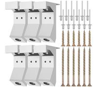 30Pcs Squeaky Floor Repair Kit, Alloy Eliminate Squeak Screws Kit Space Fixer Set for 5/8Inch and Thicker Floors