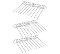 30pcs Stainless Steel Skewers for Vertical Grilling and Even Heat Distribution Rustproof Oven Kebab Baking Needle Efficient Stainless Steel Skewers Holder