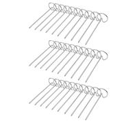 30pcs Stainless Steel Skewers, Oven Vertical Baking, High end | , Rustproof Stainless Steel, Multipurpose Grilling Tool, Outdoor BBQ Accessories for Air Fryers