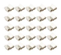 30pcs Stainless Steel Solar Panel Frame Wire Clips for Cable Routing | Corrosion Resistant, Quick Installation, Firm Hold, Silver Finish for Maintenance Technicians and Home Owners