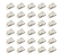 30pcs Stainless Steel Solar Panel Wire Clips for Module Management | Reusable Anti Rust Hardware, Secure Hold for Electrical Panel Wiring and Trailer Equipment