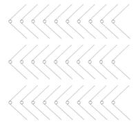 30pcs Stainless Steel Torsion Springs, 3.5mm Wire Diameter 60° Tiny Deflection Spring Assortment for DIY Woodworking, Furniture, Repair Project(34.5x34.5mm)