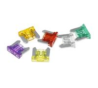 30PCS Standard Mini Micro 32V Auto Blade Fuse for Car 5 10 15 20 25 30 AMP Each 5pcs White Yellow Red Blue(Micro)