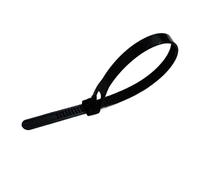 30PCS Stretch Nylon Cable Tie Reusable Self Locking Plastic Fixing 8 * 150/200/250/300/350/400/450mm(8x350black30PCS)
