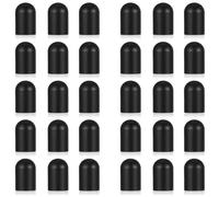 30PCS Stylus Tips Replacement Tips Only, 0.6cm/0.23in Black Silicone Tips for Stylus Pens High Sensitivity Stylus Tips,No Scratches, Universal Stylus Ends