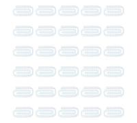 30Pcs Sublimation Paper Clips Heat Transfer Acrylic Clip File Clamps for Home Document Organization Clear Clips