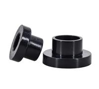 30pcs T-Shaped Nylon Washer M3-M12 T-Type Plastic Washer Insulation Spacer Screw Thread Protector Nylon Transistor Gasket(Black,TW810-M8(50pcs))