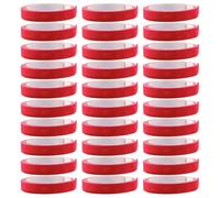 30pcs Table Tennis Racket Edge Tape, Sponge Side Band for Paddle Protection, Self-Adhesive Guard Strip for Ping Pong Bat, Red Blue Black(red)