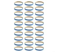 30pcs Table Tennis Racket Protection Tape Self Sponge Edge Tape (blue)