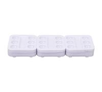 30pcs Tattoo Ink Tray, Disposable Plastic Tattoo Pigment Holder Microblading Ink Cup Stand, Detachable Pigment Mixing Tray for Tattoo and Painting