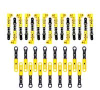 30PCS Technic Shock ABSORBERS 6.5L/9.5L Compatible with MOC Parts,Technic Shock Absorber with Extra Hard Spring(Yellow)