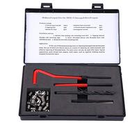 30Pcs Thread Repair Kit, Stainless Steel Twisted Drill Wrench, M6x1 Threaded Insert Tap Insertion Tool, Metric Imperial Units Conversion for Aluminum Alloy Workpieces, High