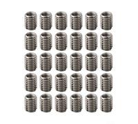 30pcs Threaded Insert Set M6X1 0 Internal Thread M8X1 25 External Thread 10MM Length Male Female Nut for Electronic Communications and Lamp Repairs