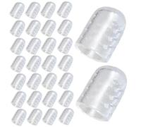 30Pcs Toe Protectors, Anti-Friction Transparent Silicone Toe Protectors, Breathable Sweat-Proof Small Covers Good Elasticity Soft Caps for Women Men